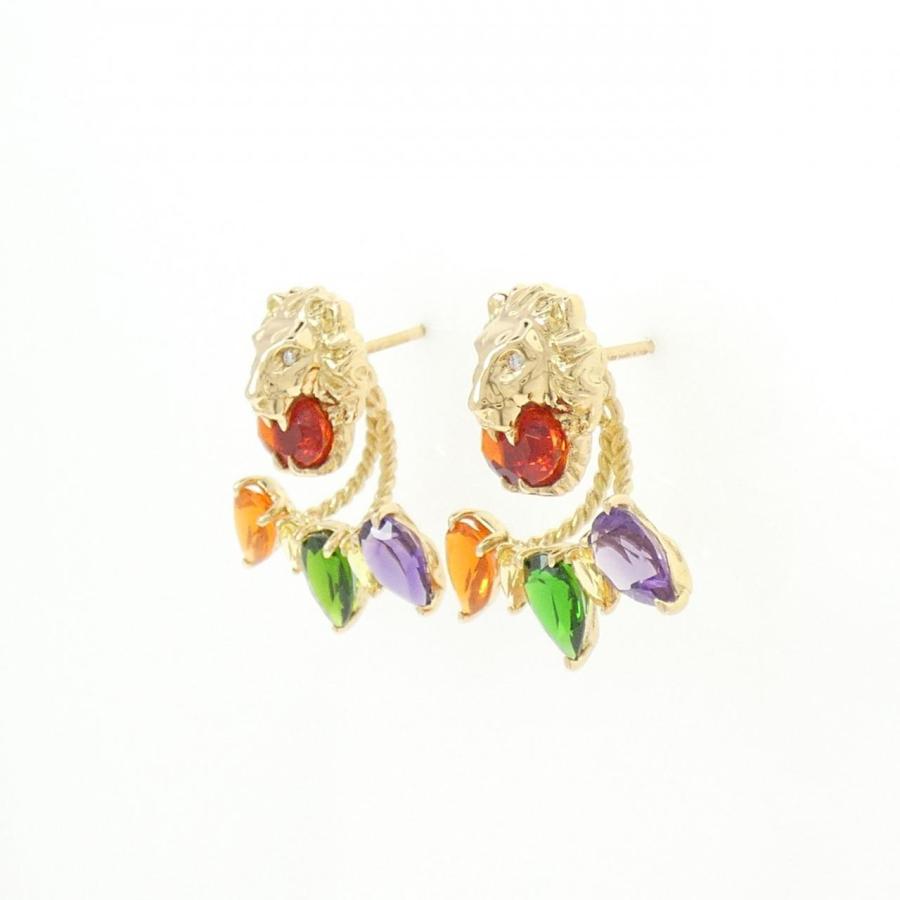 グッチ ライオンヘッド ピアス_1