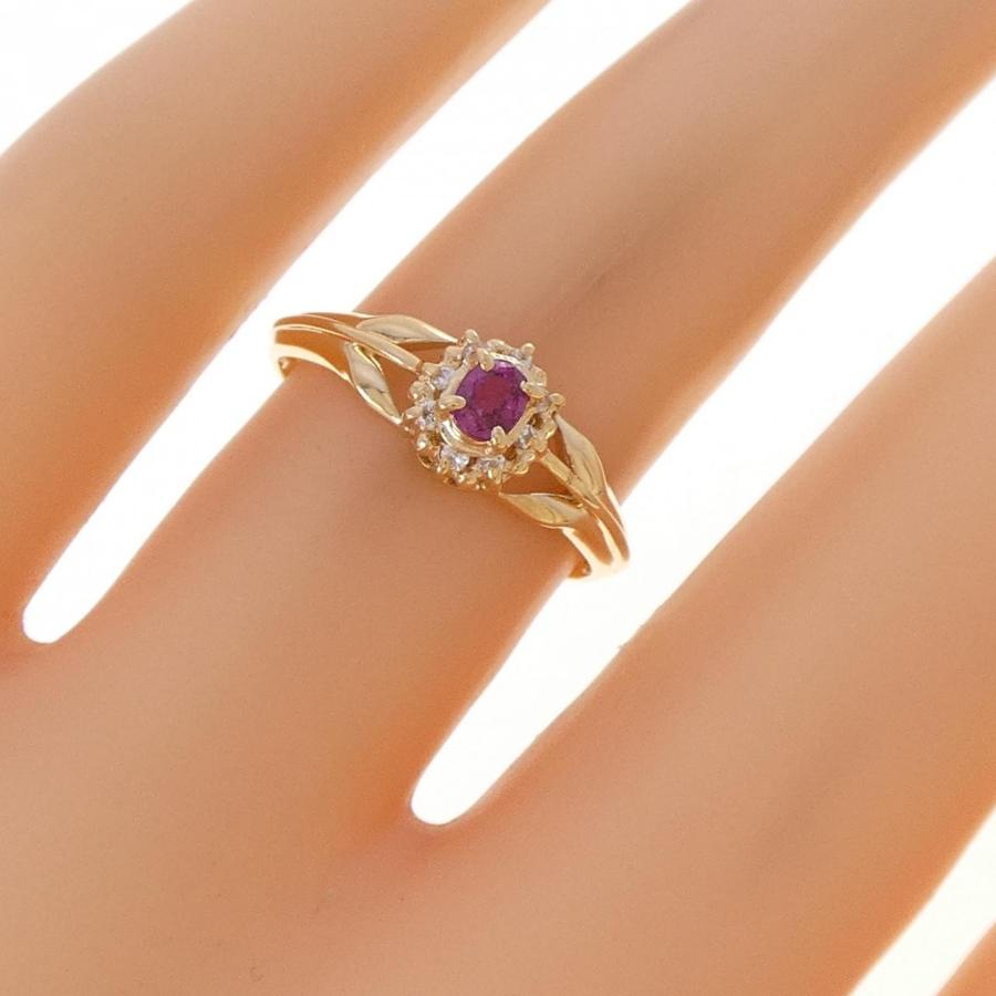 K18YG ルビー リング : KOMEHYO ONLINESTORE Yahoo!店 - 通販 - Yahoo