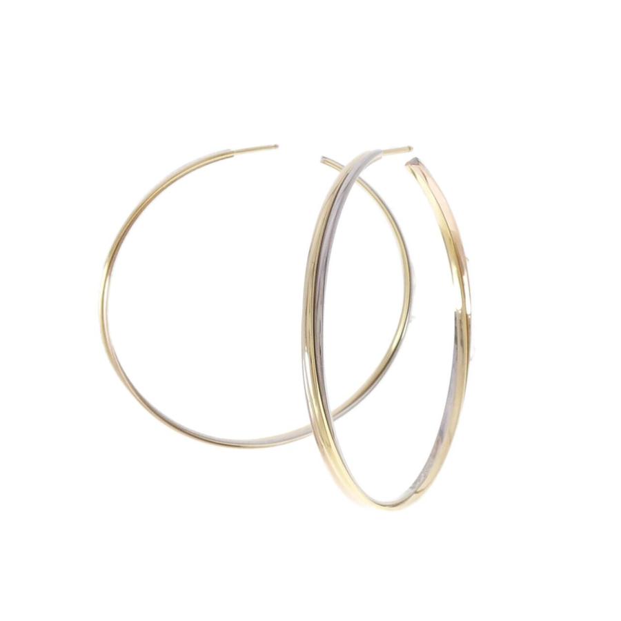 専用！極美品　Cartier カルティエ　トリニティ フープピアス カルティエ トリニティ フープ ピアス : KOMEHYO ONLINESTORE Yahoo!店