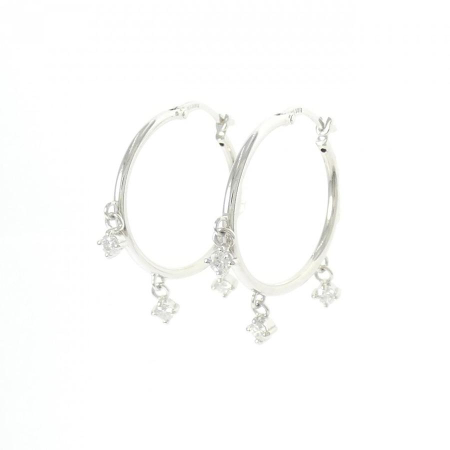 K18WG/ダイヤモンドピアス K18WG ダイヤモンド ピアス 0.30CT : KOMEHYO ONLINESTORE Yahoo!店