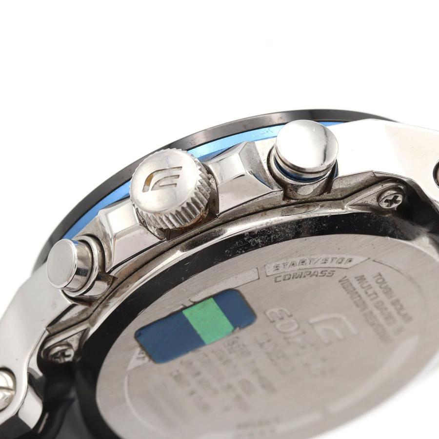 【極美品】CASIO EDIFICE EQW-A1200B 電波ソーラー 箱付 カシオ エディフィス 電波時計 EQW-A1200B-1AJF その他 ソーラー
