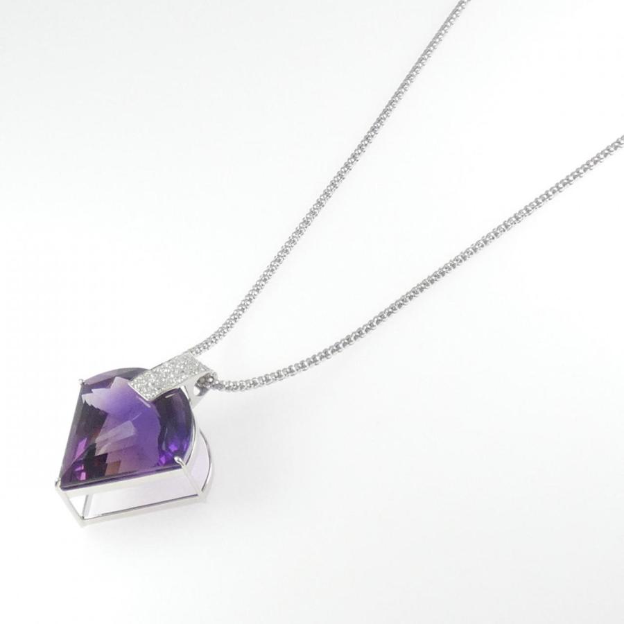 K18WG アメジスト ネックレス 60.68CT : KOMEHYO ONLINESTORE Yahoo!店 