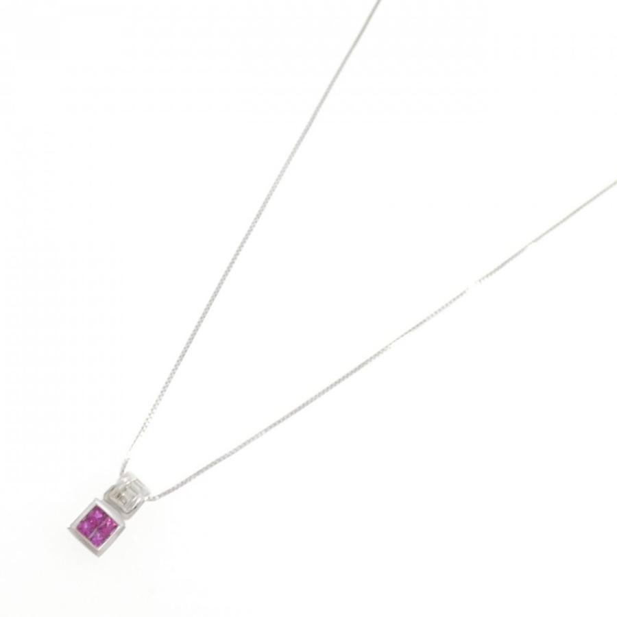K18WG ルビー ネックレス 0.35CT : KOMEHYO ONLINESTORE Yahoo!店