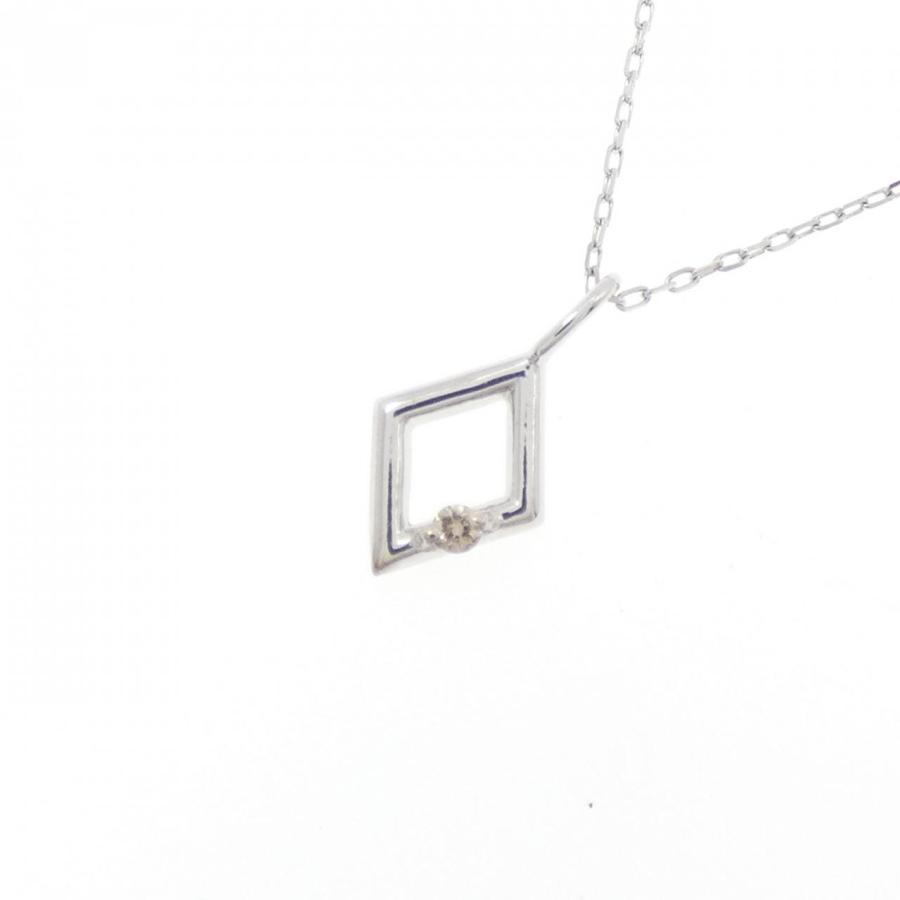 K10WG ダイヤモンド ネックレス : KOMEHYO ONLINESTORE Yahoo!店