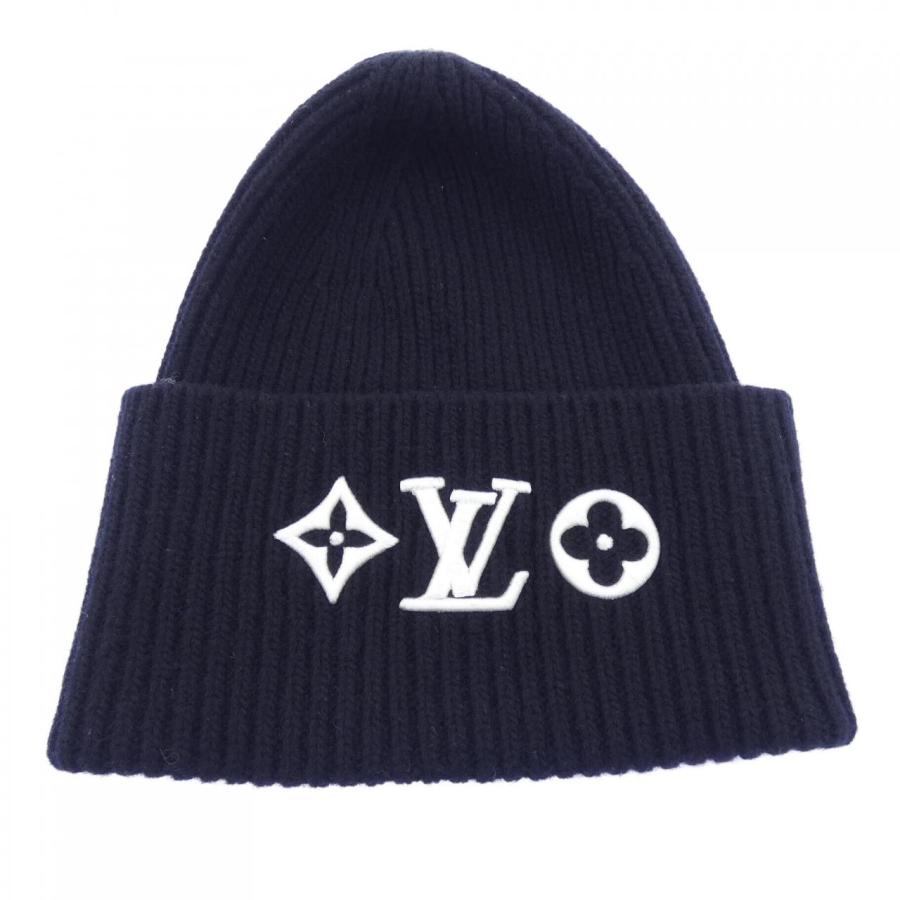 ルイヴィトン LOUIS VUITTON ビーニーLVヘッドライン M77872 ニット