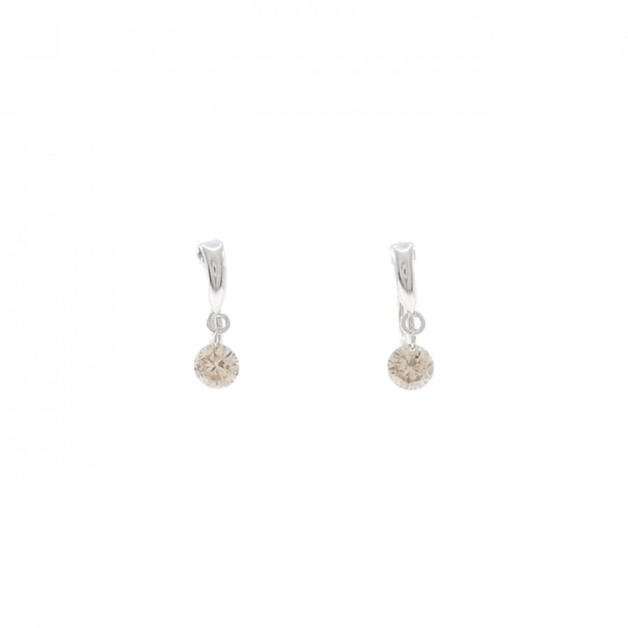 K18WG ダイヤモンド イヤリング : KOMEHYO ONLINESTORE Yahoo!店 