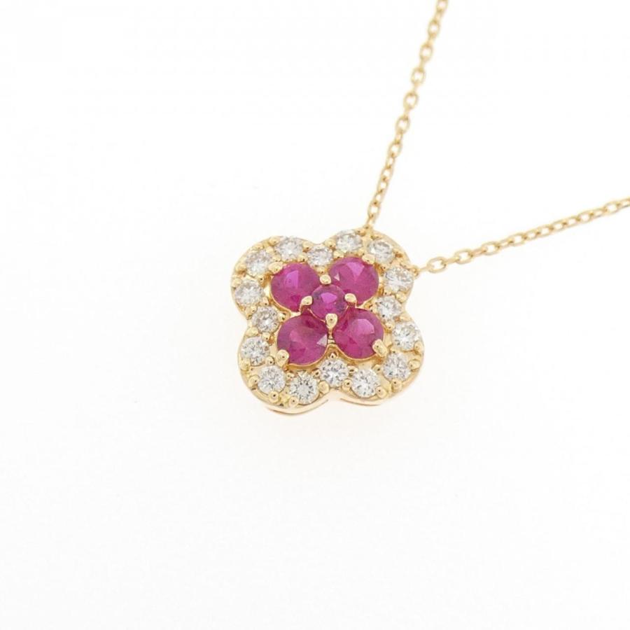 K18YG ルビー ネックレス 0.20CT : KOMEHYO ONLINESTORE Yahoo!店