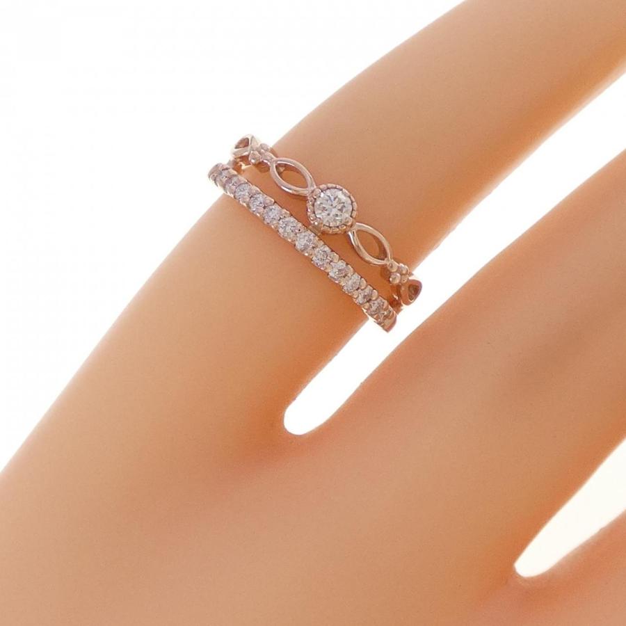 K10PG ダイヤモンド リング 0.13CT : KOMEHYO ONLINESTORE Yahoo!店