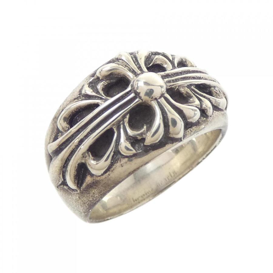 크롬 하트 CHROME HEARTS FLORAL CROSS 플로랄 크로스 반지 207009009SLVXXX001 RING