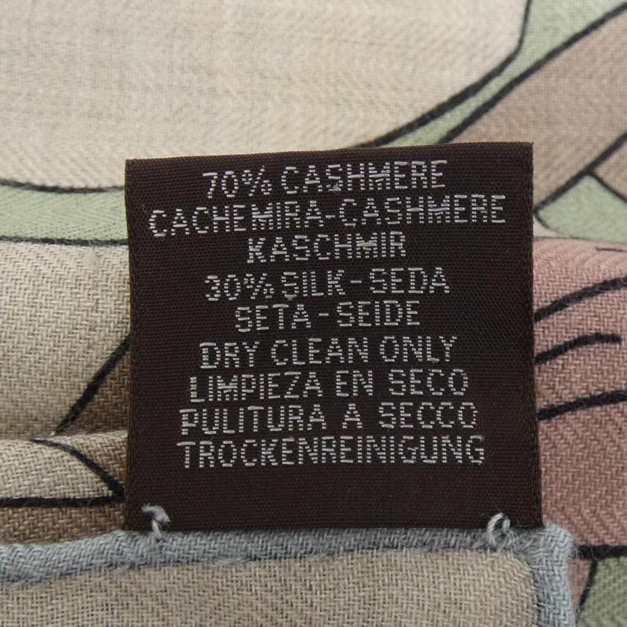 エルメス　カシミヤ大判ストール　カーキ 楽天市場】エルメス 大判ストール カシミアの通販