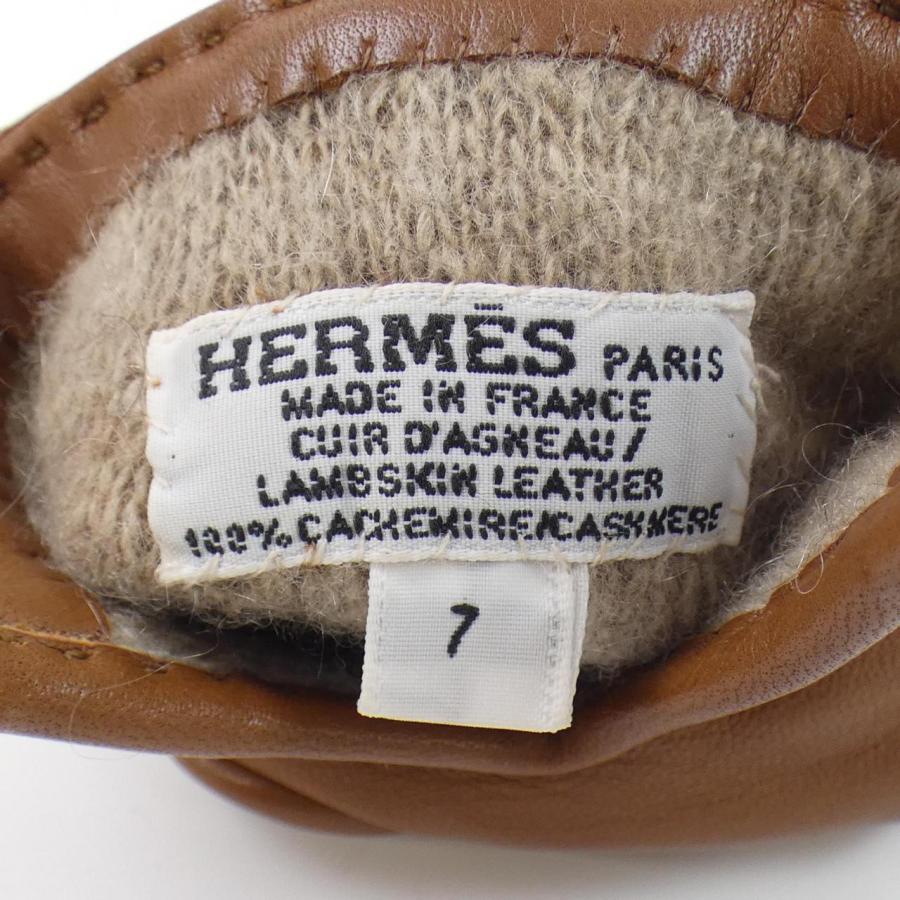 y*屋様 エルメス　グローブ 中古・古着通販】HERMES (エルメス) レザーロンググローブ