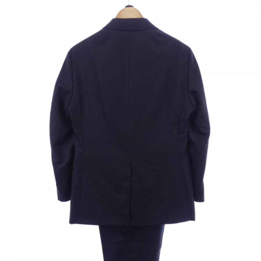 Caruso スーツ ブラック Size 46 Caruso/MaCo Suit: 45R/46R, Charcoal with grey/white stripes