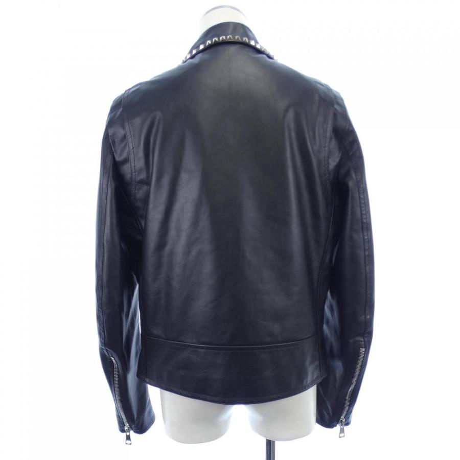 valentino ブラックレザージャケット ヴァレンティノ VALENTINO レザーライダースジャケット