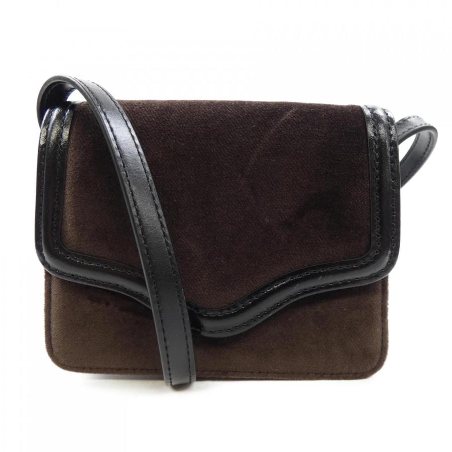 USED古着(ユーズドフルギ) TOUT Y EST ベロアショルダーバッグ 中古・古着通販】TOUT Y EST (トゥティエ) SAC CANOT TOILE ブラック