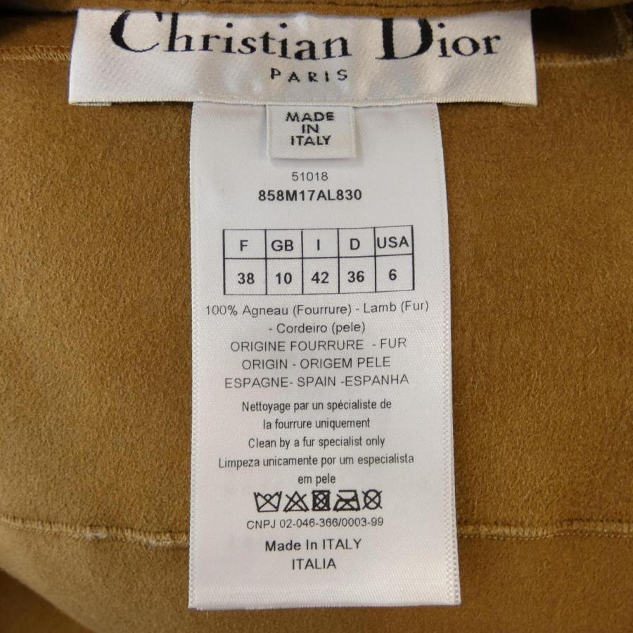 クリスチャンディオール CHRISTIAN DIOR ムートンコートの画像