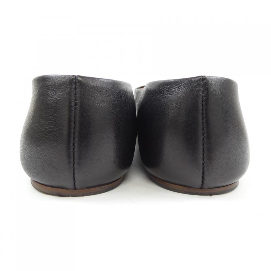 美品　THE ROW ザ　ロウ　フラットシューズ　レザー　23.5㎝　黒 ザロウ THE ROW フラットシューズ : KOMEHYO ONLINESTORE Yahoo!店