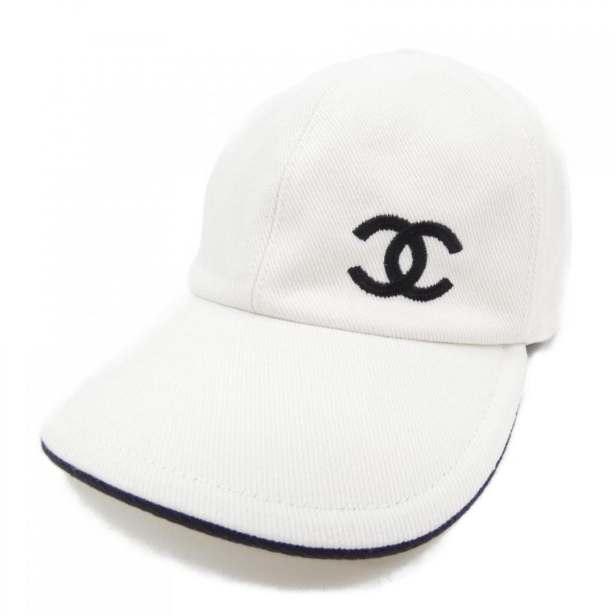 CHANEL キャップ Chanel Cotton CC Cap Hat Black Coral 1663459 – FASHIONPHILE