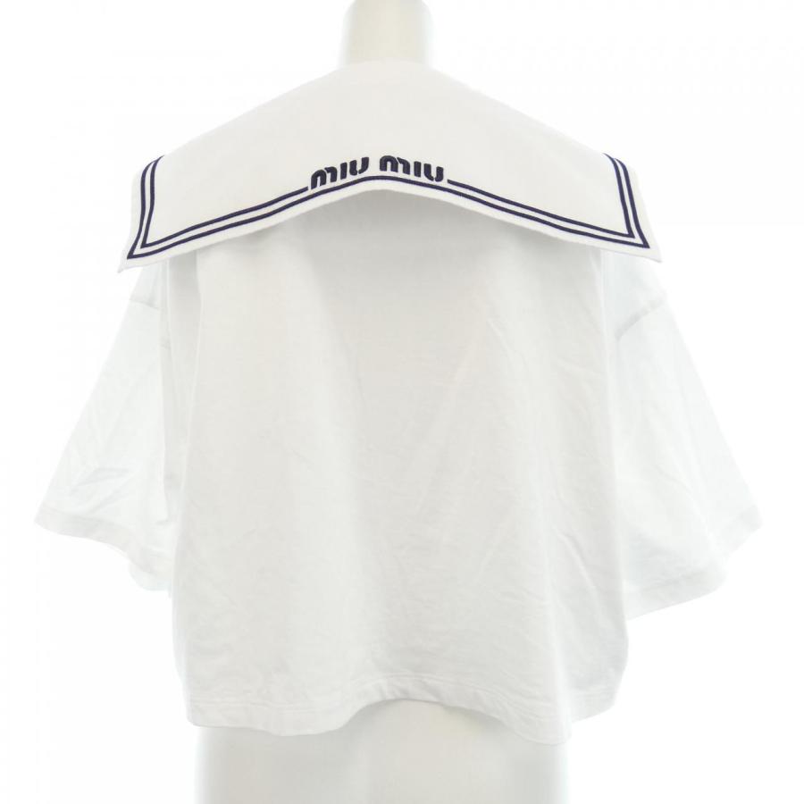 ミュウミュウ MIU MIU MIU MIU ロゴ MJN460 S231 11EC Tシャツ ミュウミュウ MIU ロゴ MJN460 S231 11EC Tシャツ : KOMEHYO