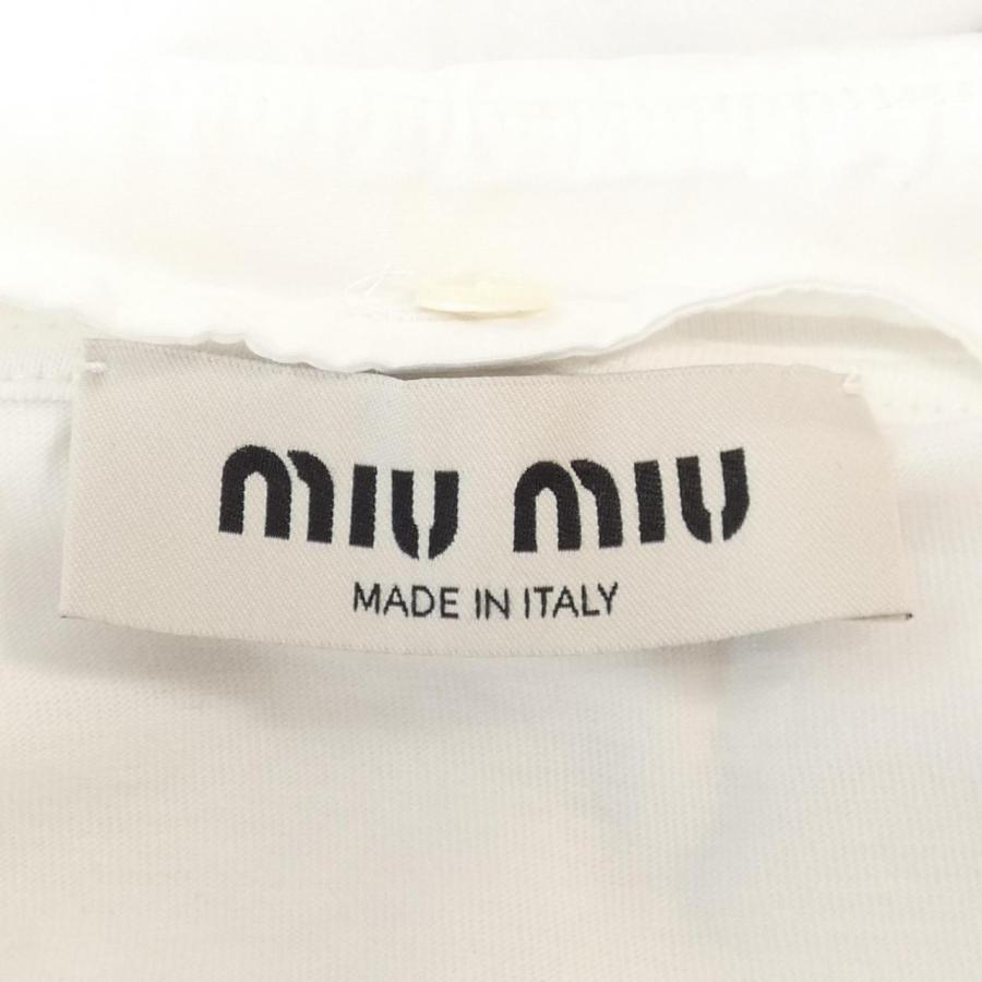 ミュウミュウ MIU MIU MIU MIU ロゴ MJN460 S231 11EC Tシャツ ミュウミュウ MIU ロゴ MJN460 S231 11EC Tシャツ : KOMEHYO