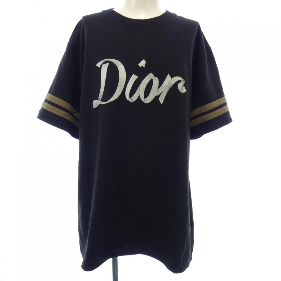 DIOR 黒 コットン Tシャツ CD Icon T-Shirt, Regular Fit Black Cotton Jersey | DIOR