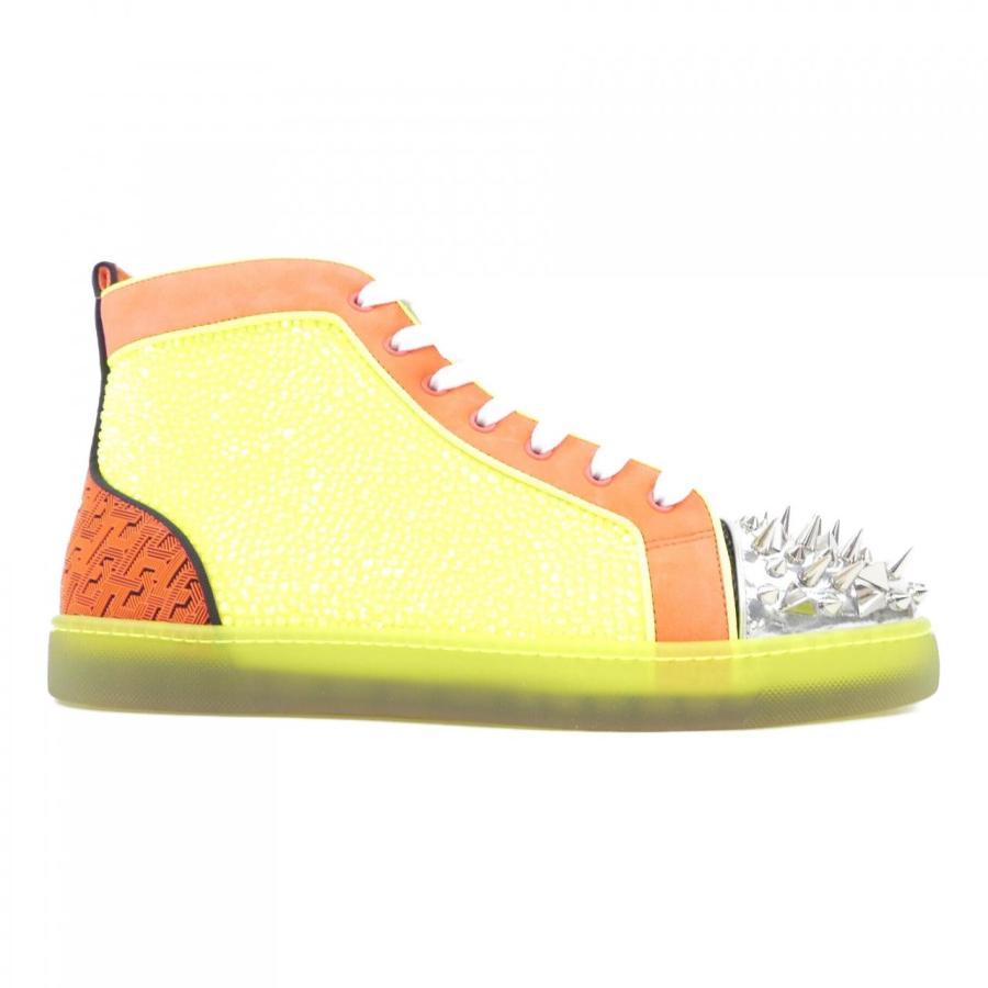 さ*ま様 CHRISTIAN LOUBOUTIN クリスチャンルブタン スニーカ Sharkyloub SP Spikes ブラック カーフレザー - Shoes - Men