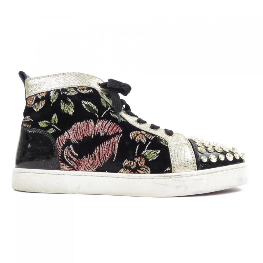 クリスチャンルブタン　コーデュロイメンズスニーカー クリスチャン・ルブタン Christian louboutin Fique A Vontade