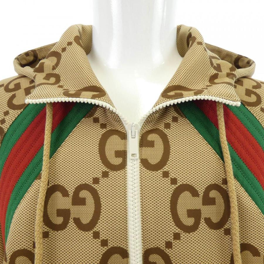 グッチ GUCCI ウェブ ストライプ付き ジャンボ GG ジップ