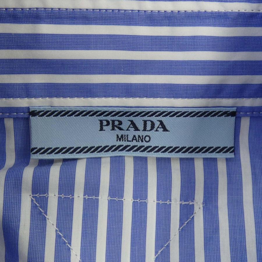 プラダ PRADA エンブロイダリー ポプリン シャツ P471HR SOOO 155U シャツ コメ兵｜プラダ PRADA エンブロイダリー ポプリン シャツ P471HR SOOO