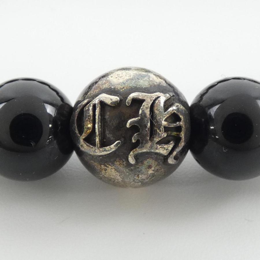 クロムハーツ CHROME HEARTS BEAD24 10mm ビーズブレスレット 2354 304