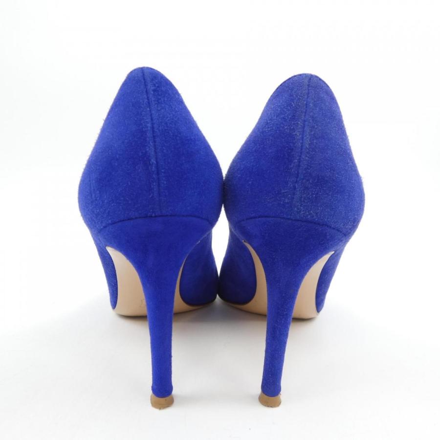 【極美品】ジャンヴィットロッシ　パンプス　ブルー　水色　ヒール　　　24.5 ジャンヴィトロッシ GIANVITO ROSSI パンプス : KOMEHYO ONLINESTORE