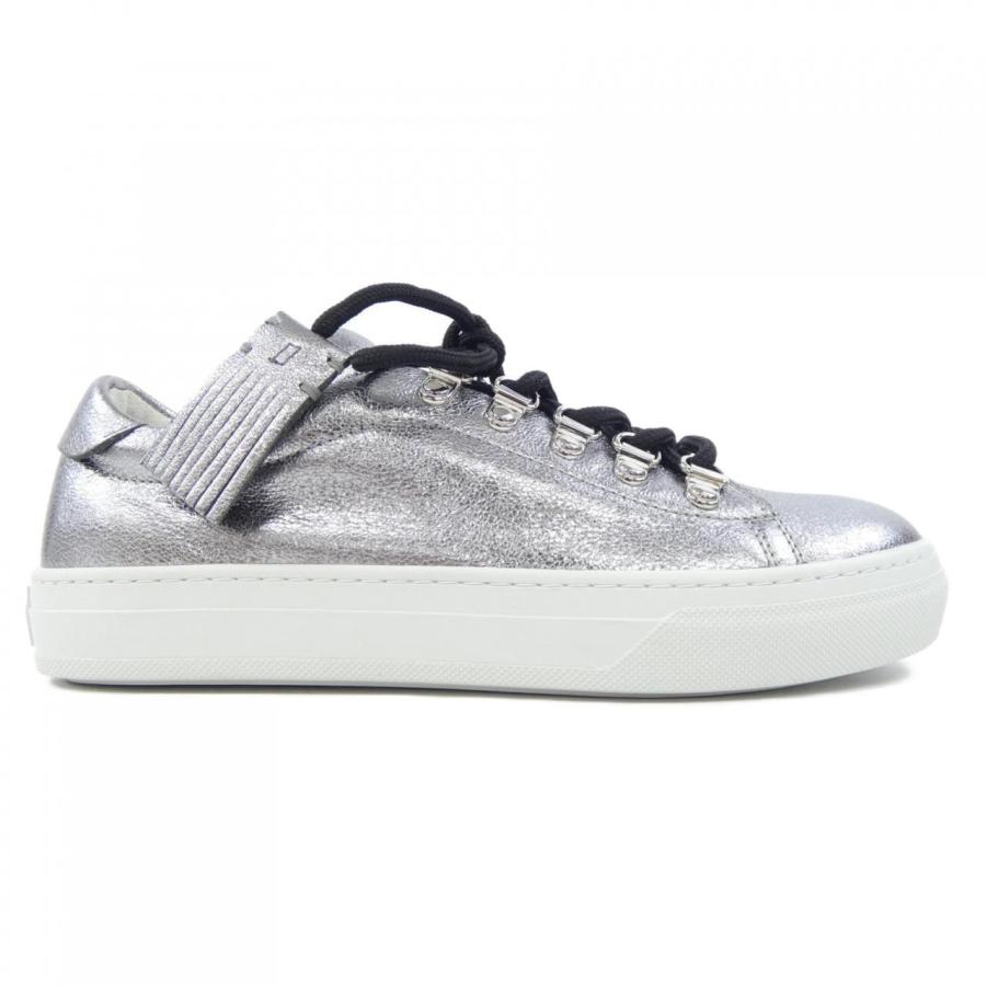 美品✨TOD'Sトッズ ダッドスニーカー　37,5 ホワイト 美品♪トッズ 定価9.5万 Tタイムレス 厚底 レディーススニーカー 37(約