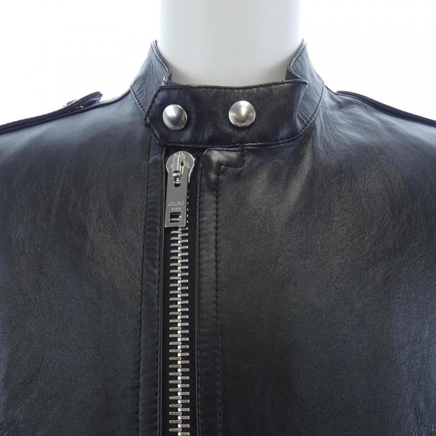 セリーヌ CELINE 2EH95619V レザーライダースジャケット : KOMEHYO
