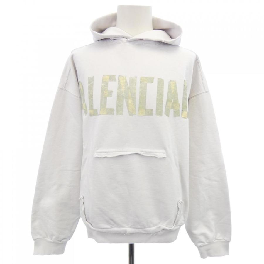 バレンシアガ BALENCIAGA Tape Type Ripped Pocket Hoodie