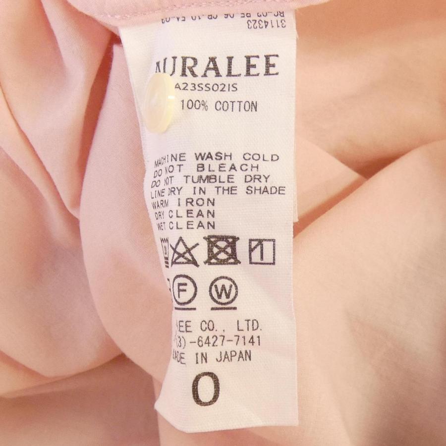 オーラリー AURALEE A23SS021S S／Sシャツ : KOMEHYO ONLINESTORE