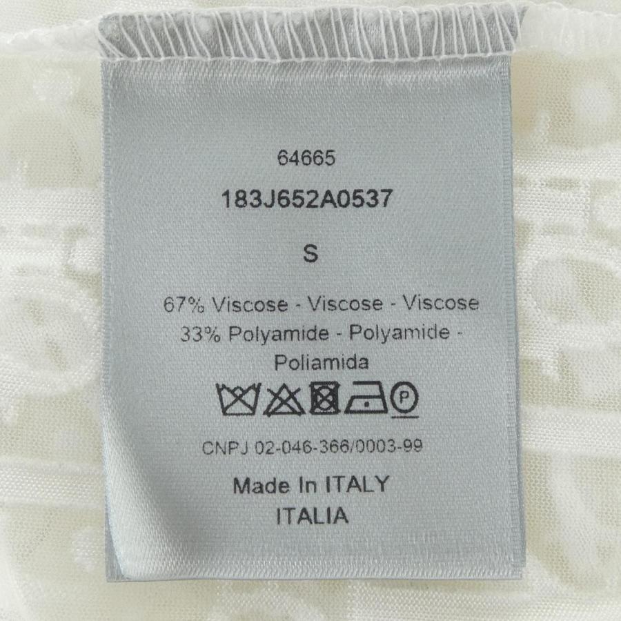 ディオール DIOR オブリークシースルー 183J652A0537 Tシャツ