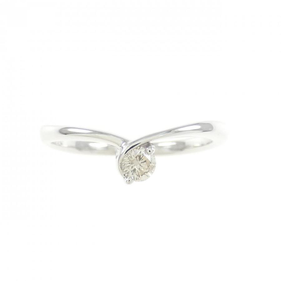 K18WG ダイヤモンド リング 0.10CT : KOMEHYO ONLINESTORE Yahoo!店 