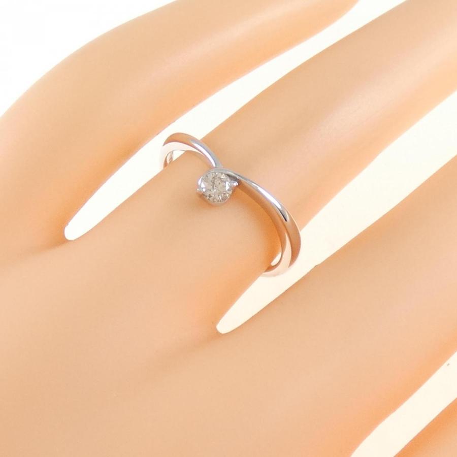 K18WG ダイヤモンド リング 0.10CT : KOMEHYO ONLINESTORE Yahoo!店 