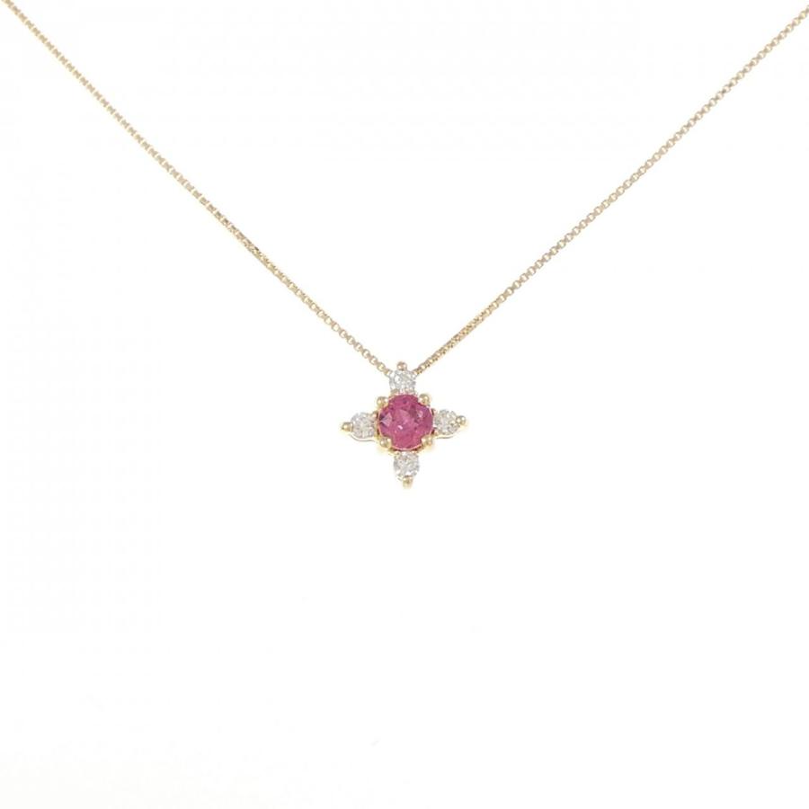 K18YG ルビー ネックレス : KOMEHYO ONLINESTORE Yahoo!店 - 通販