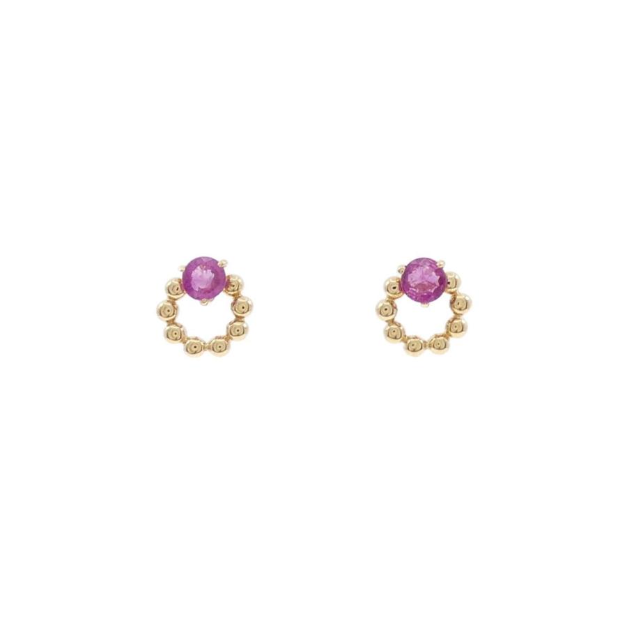 ルビーピアス　K18YG K18YG ルビー ピアス : KOMEHYO ONLINESTORE Yahoo!店 - 通販
