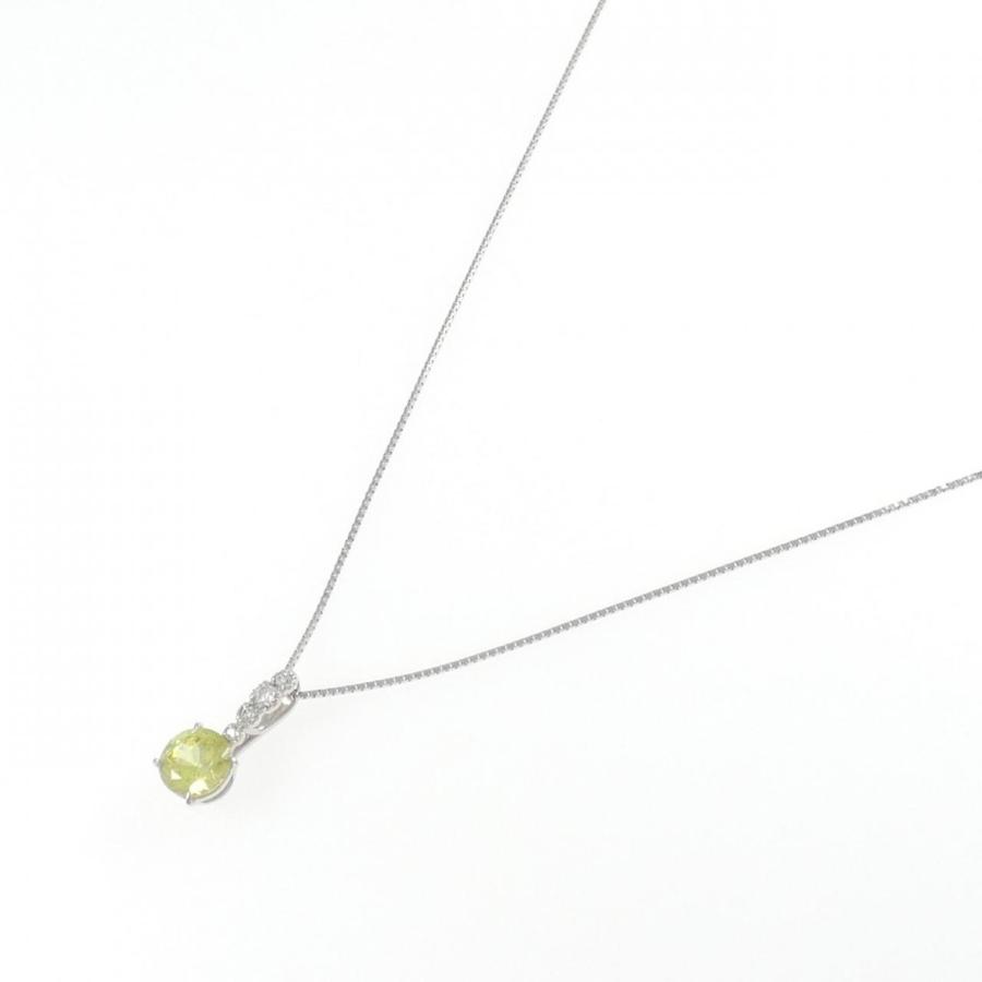 PT900/PT850 スフェーン ネックレス 0.64CT : KOMEHYO ONLINESTORE 
