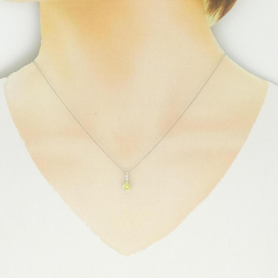 PT900/PT850 スフェーン ネックレス 0.64CT : KOMEHYO ONLINESTORE 