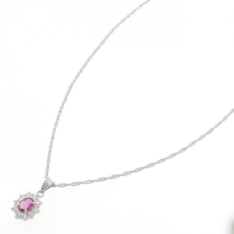 PT/PT850 ルビー ネックレス 0.47CT : KOMEHYO ONLINESTORE Yahoo!店