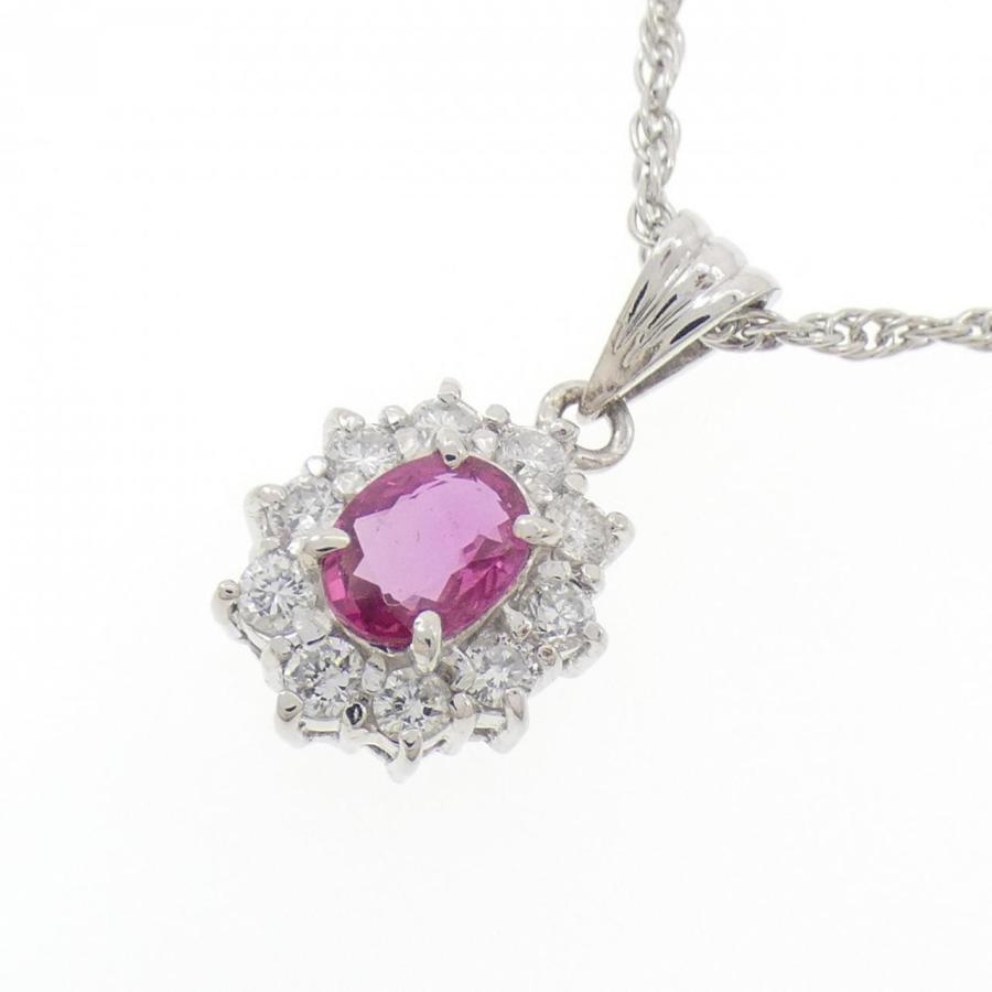 PT/PT850 ルビー ネックレス 0.47CT : KOMEHYO ONLINESTORE Yahoo!店