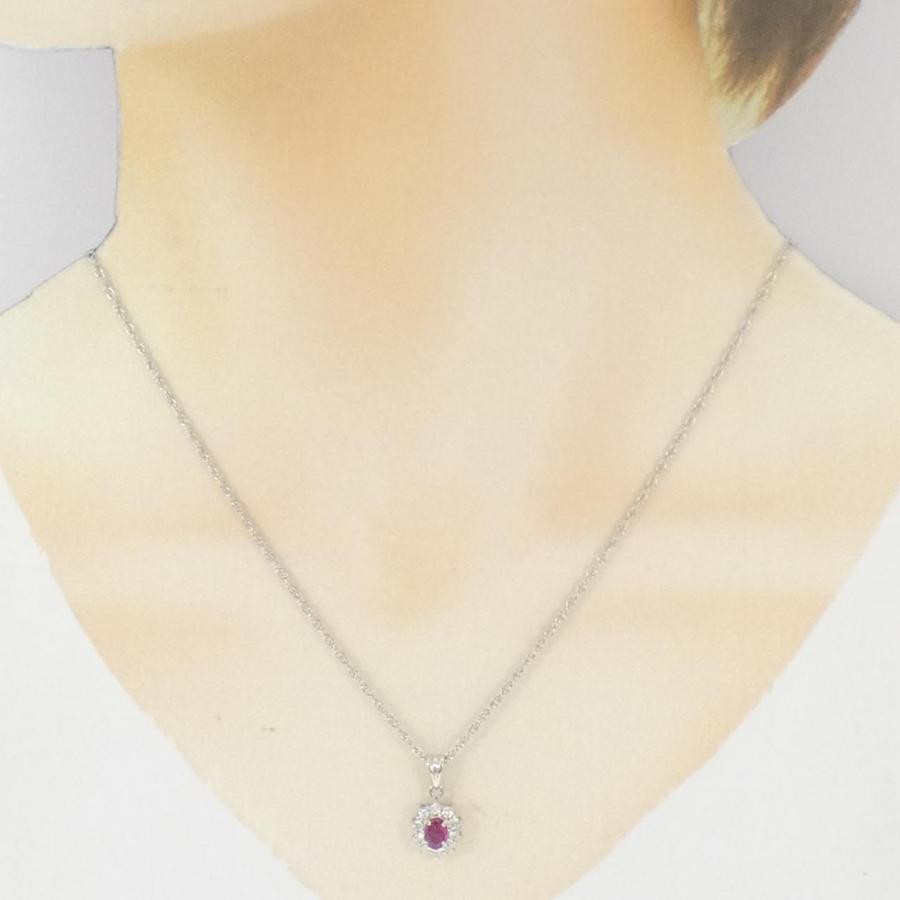 PT/PT850 ルビー ネックレス 0.47CT : KOMEHYO ONLINESTORE Yahoo!店
