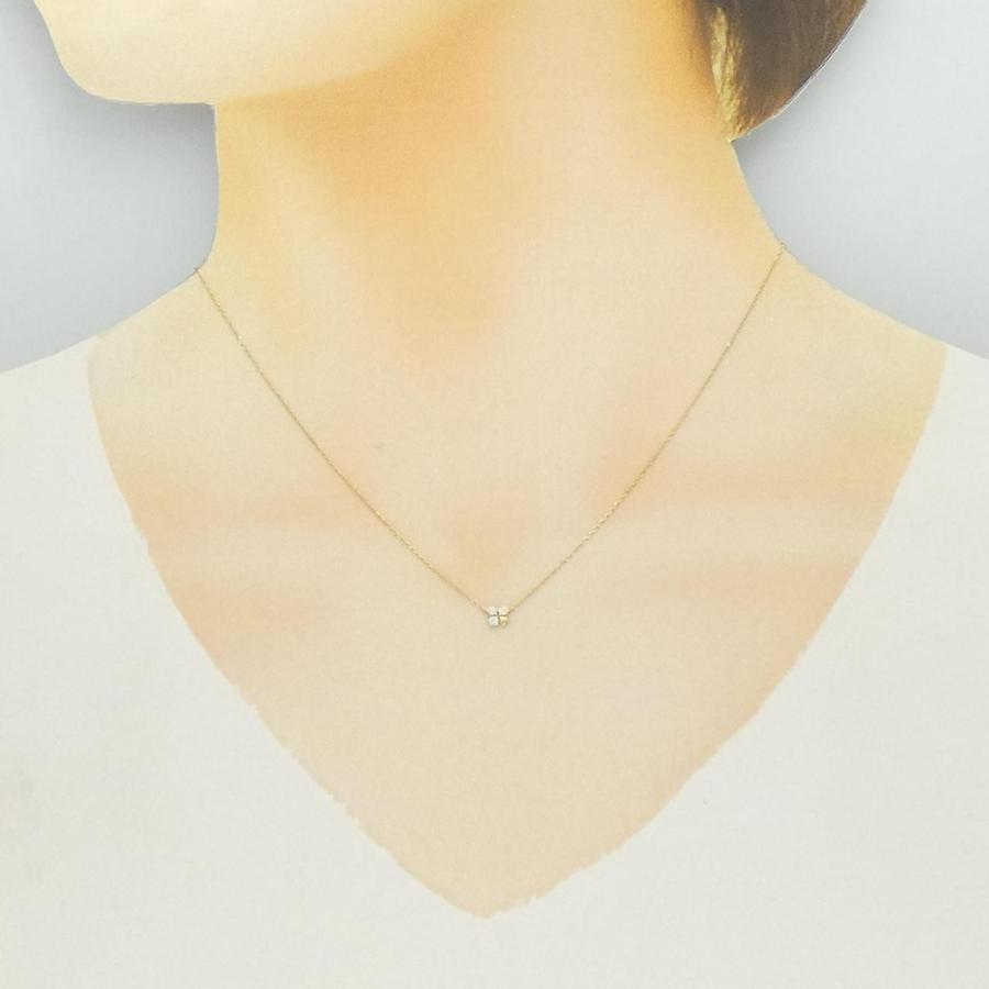 アーカー クローバーディアリー ネックレス AHKAH】【ahkah blanc 