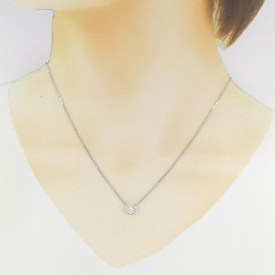 PT900/PT850 ダイヤモンド ネックレス 0.164CT : KOMEHYO ONLINESTORE 