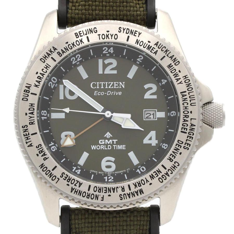 CITIZEN プロマスター B877-R011618　稼働 シチズン プロマスター B877-R011618 SS ソーラークォーツ : KOMEHYO