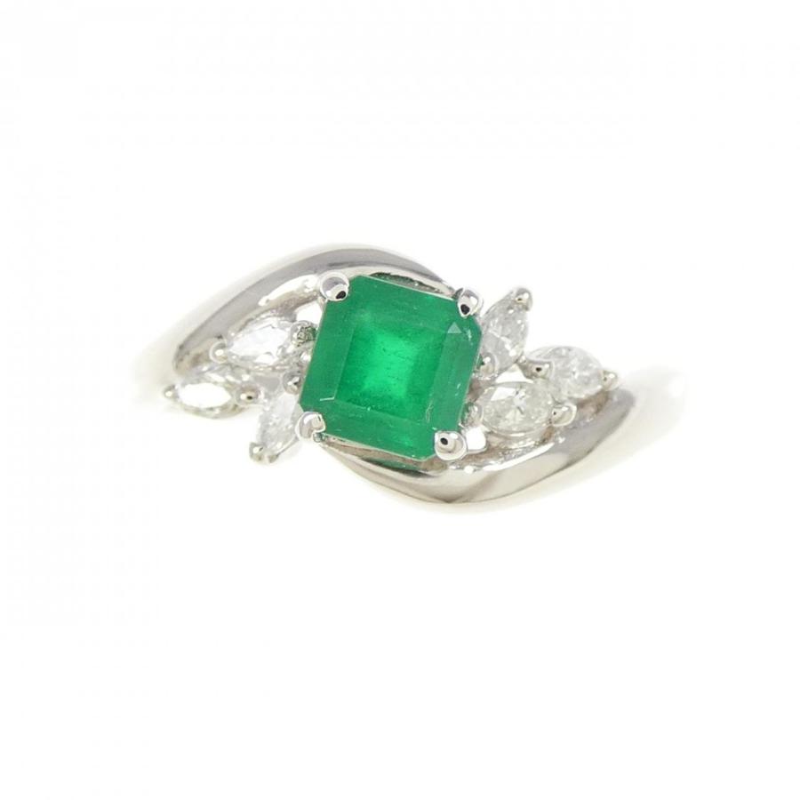 PT900 エメラルド リング 0.51CT : KOMEHYO ONLINESTORE Yahoo!店 