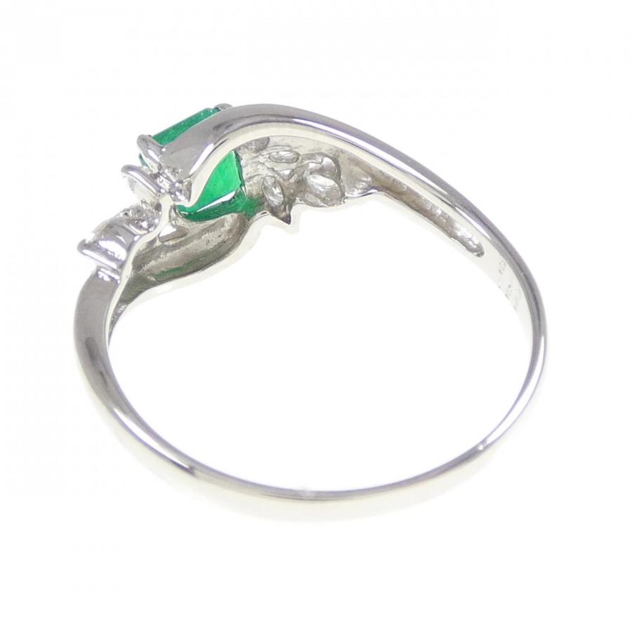 PT900 エメラルド リング 0.51CT : KOMEHYO ONLINESTORE Yahoo!店 