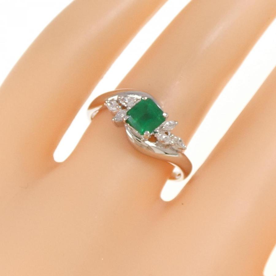 PT900 エメラルド リング 0.51CT : KOMEHYO ONLINESTORE Yahoo!店 